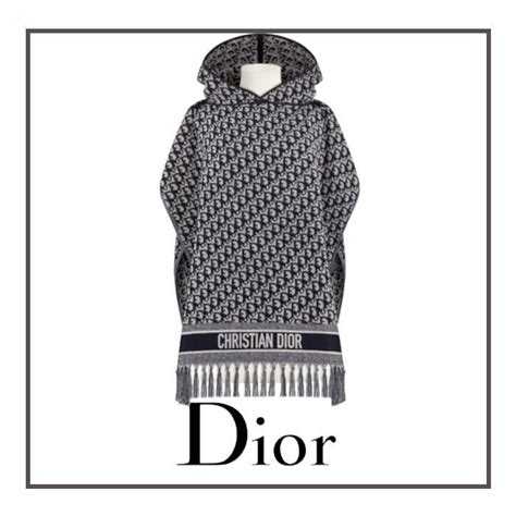 dior oblique poncho|Dior poncho men.